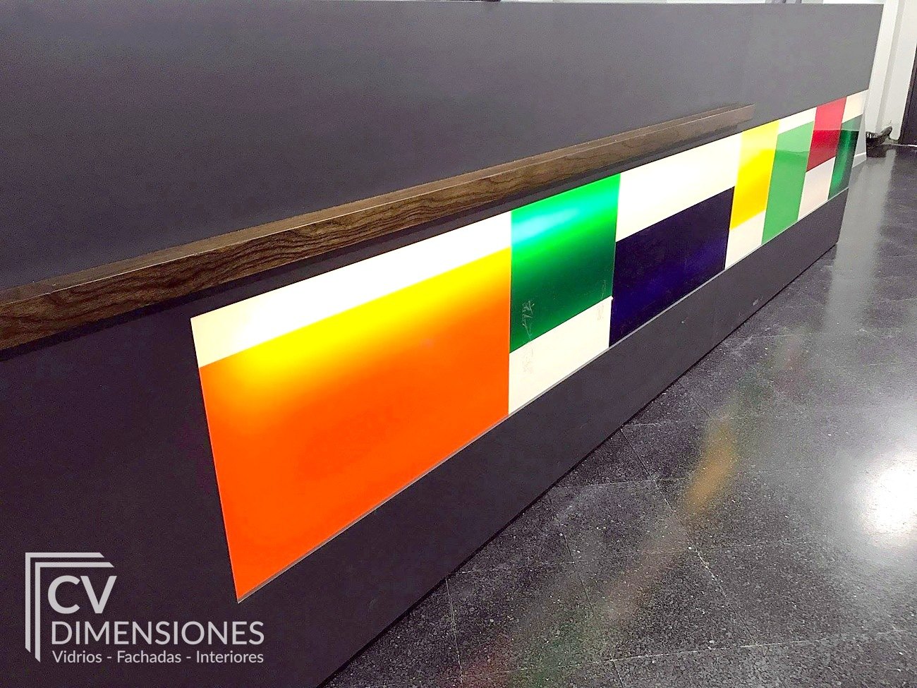 Panel decorativo retroiluminado